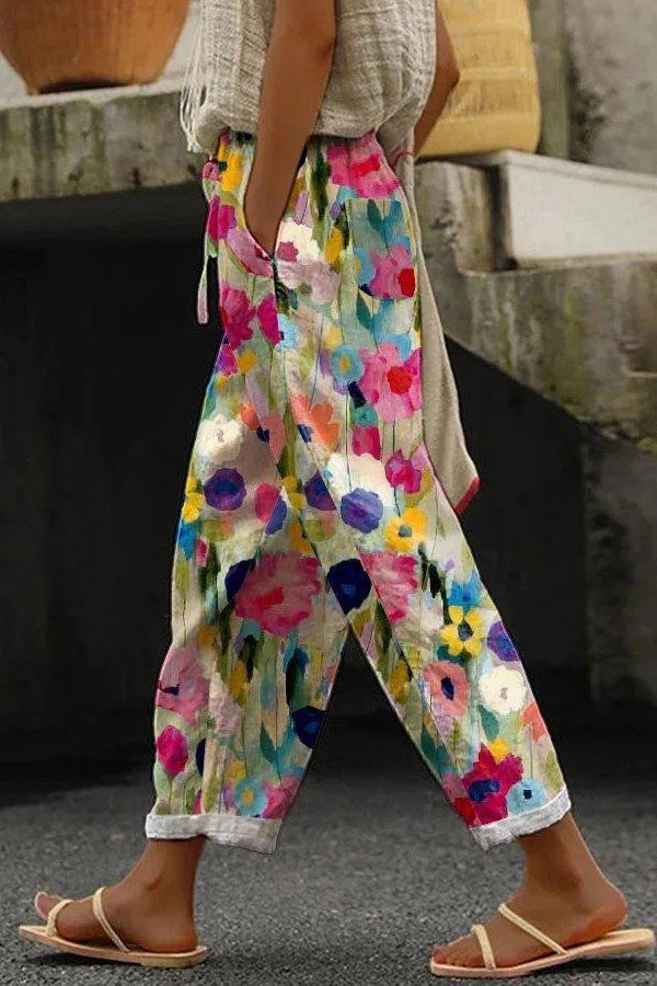 Luna – Bold Bloom Pants