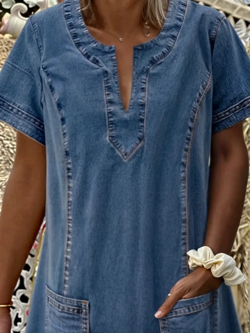 Matilda - Soft Denim Dress